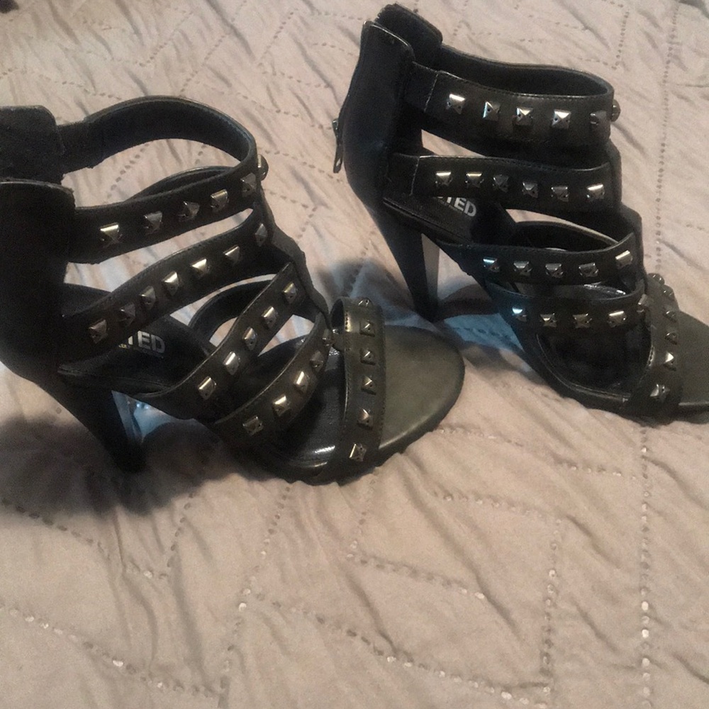 Black Heels Size 7.5